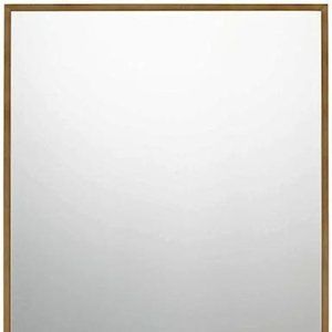 QUOIZEL QR3330 Reflections 36 X 24 inch Antique Brass Mirror